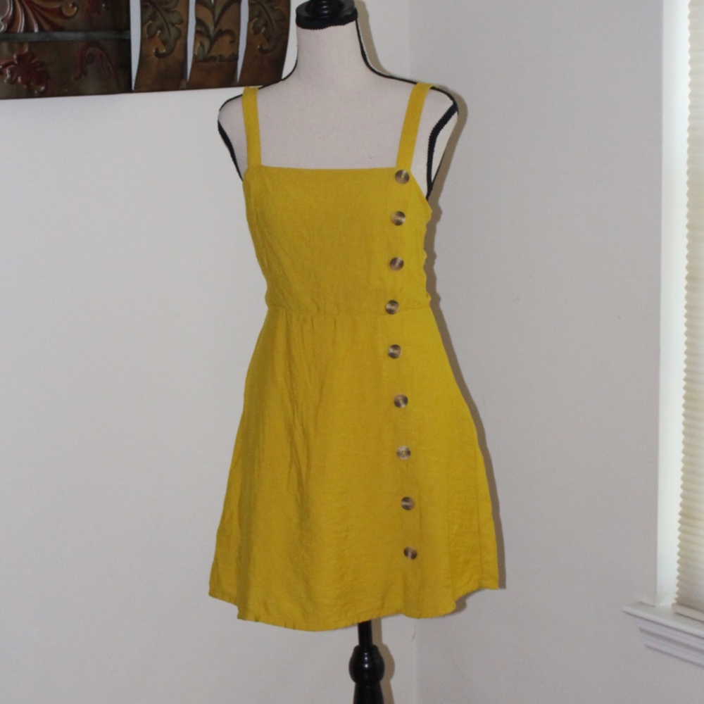Yellow Button-Down Sundress